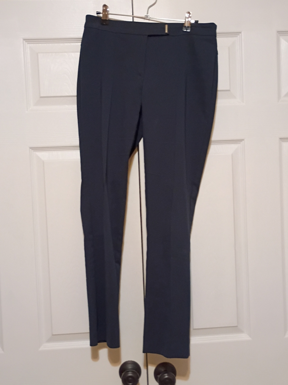 Santorelli Navy Straight Leg Dress Pants